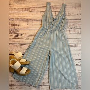 Gentle Fawn Wylie jumpsuit size 6 blue white